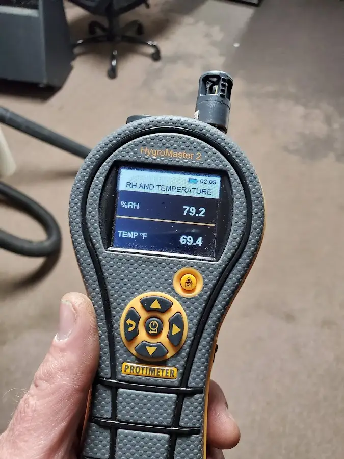 Moisture meter humidity assessment for Fire & Smoke Damage Restoration in Delray Beach