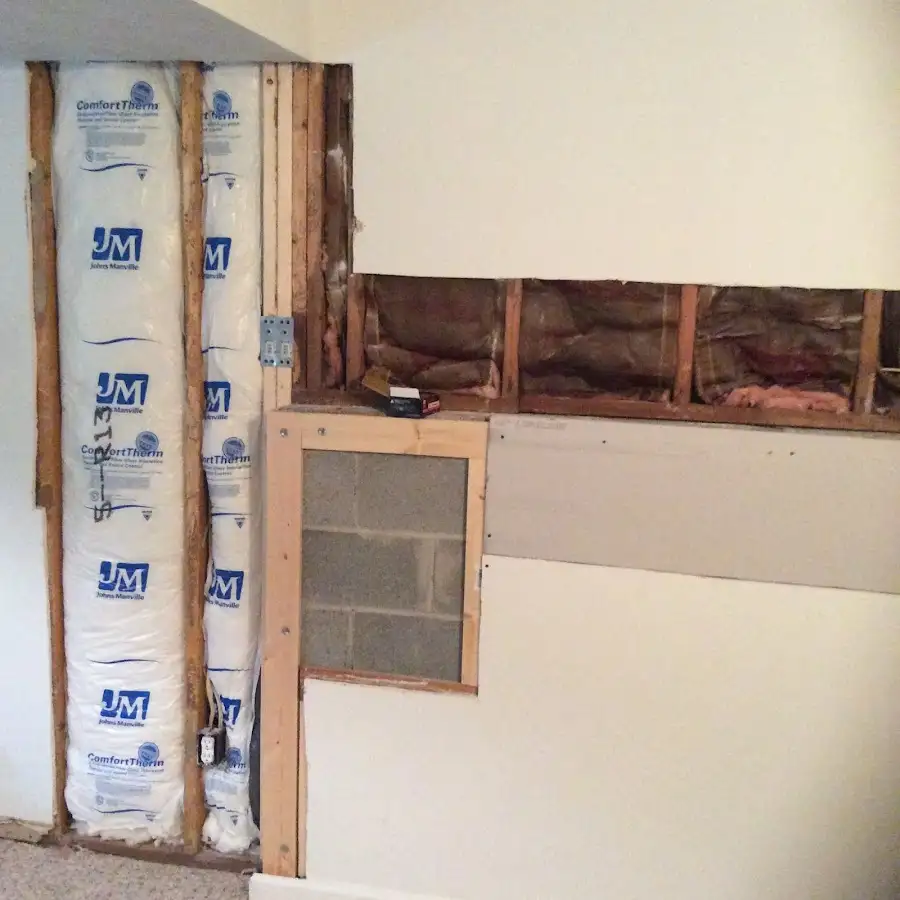 Wall insulation replacement during Structural Drying in Delray Beach